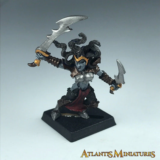 Metal Painted Dark Elf Elves Witch Elf - Warhammer Age of Sigmar X6992