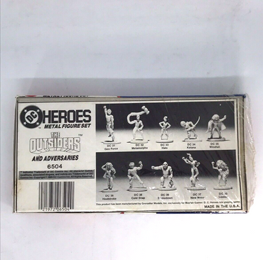DC Heroes The Outsiders and Adversaries Box Set - Tear in Shrink Wrap W51