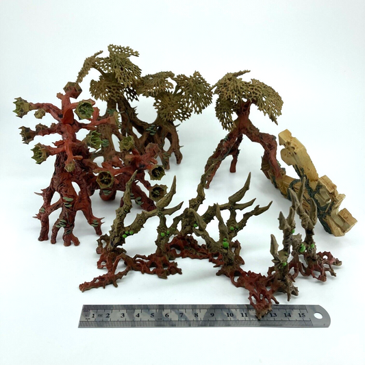 Deathworld Forest Scenery Terrain - Warhammer 40k Games Workshop Painted 2