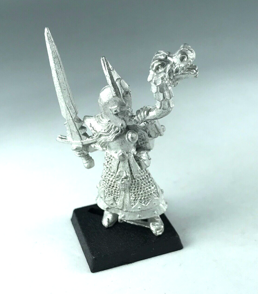 Classic Metal Dark Elf Elves Armoured Musician Warrior - Warhammer Fantasy X3948