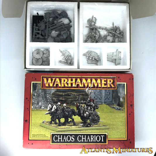 Warriors of Chaos Chariot - Boxed & Unpainted - Classic Warhammer Fantasy W10