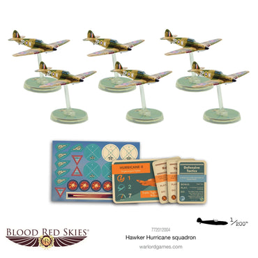 Blood Red Skies: Hawker Hurricane MKII Squadron - Bolt Action Warlord Games