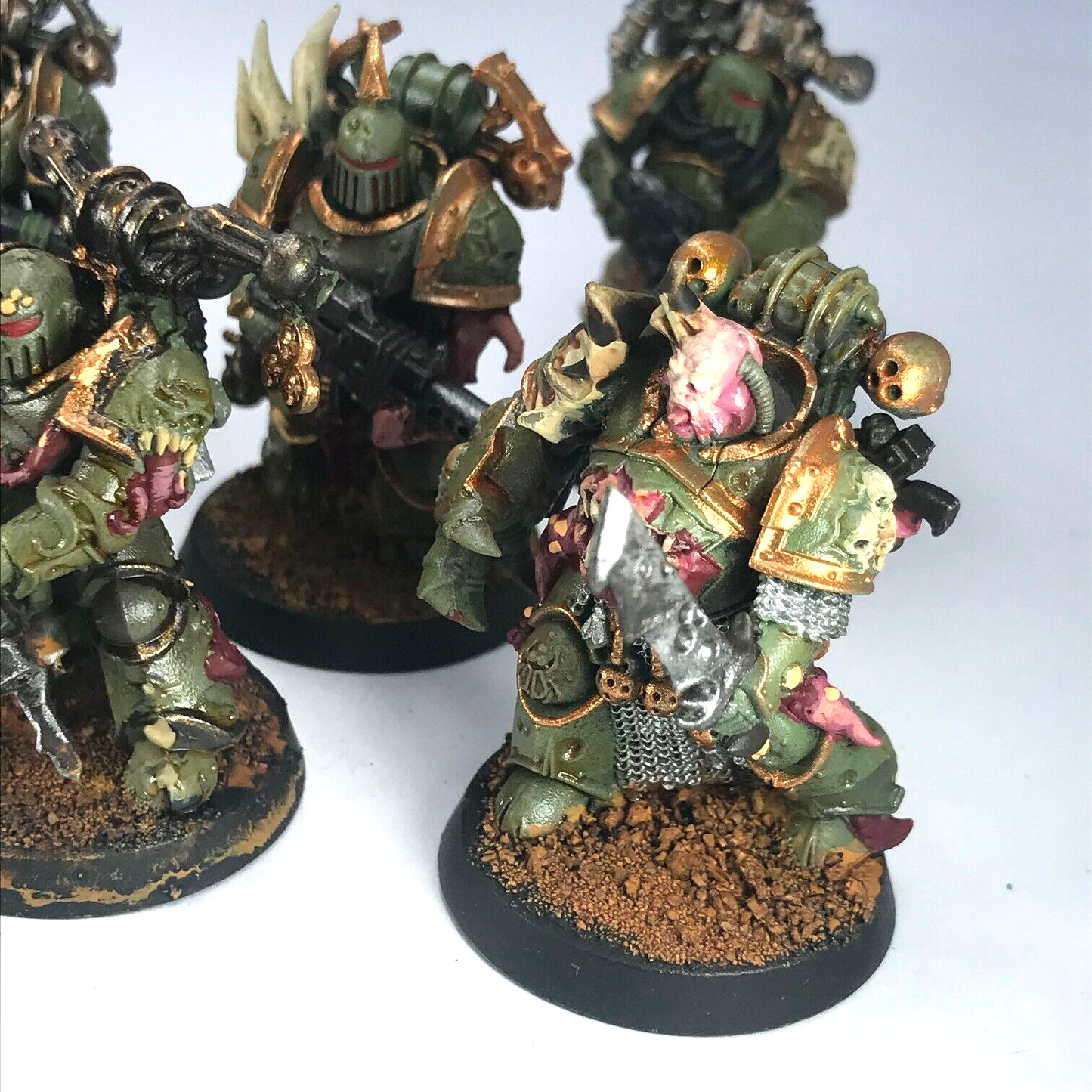 Death Guard Plague Marines Chaos Space Marines - Painted - Warhammer 40K C1254