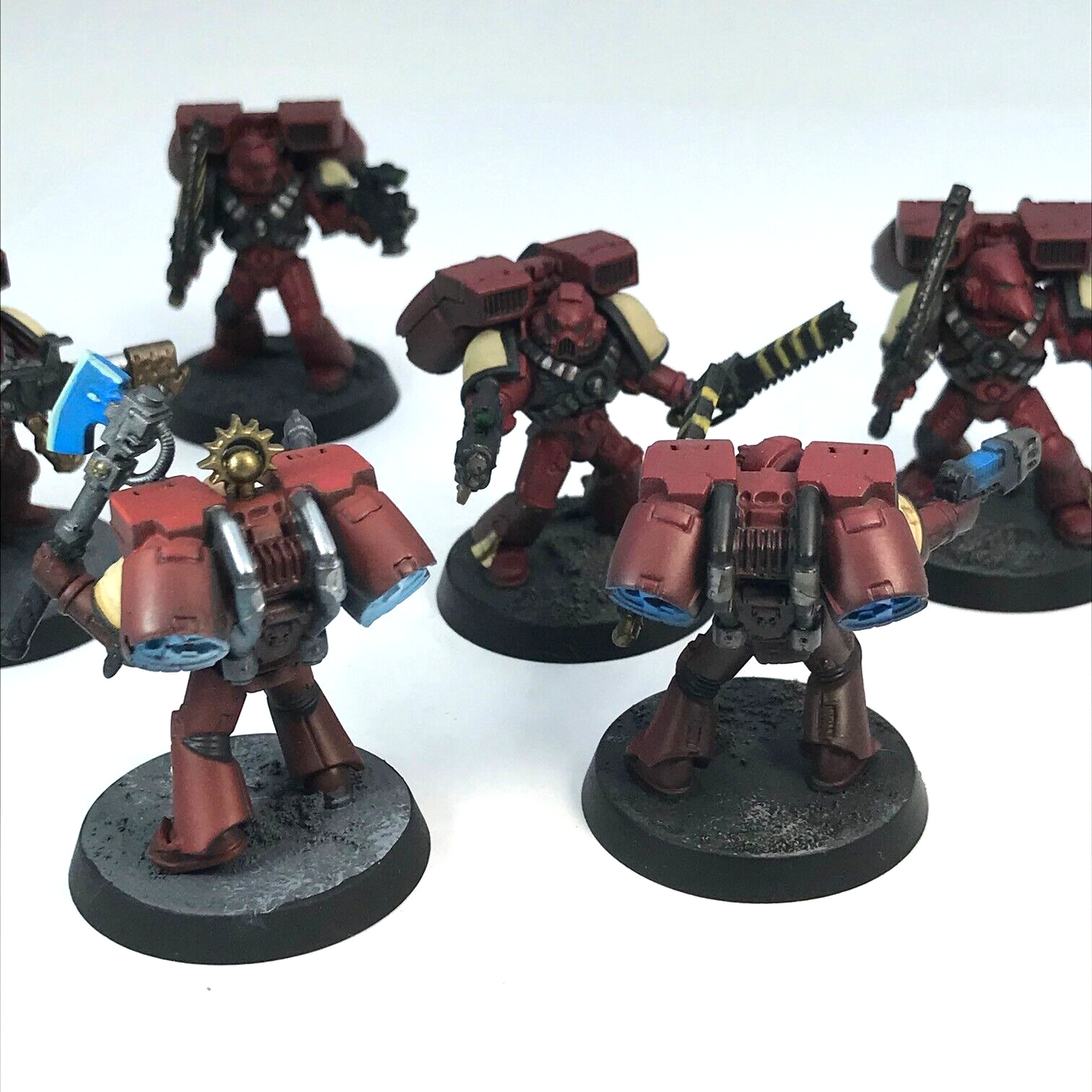 Space Marine Assault Marine Squad Painted - Warhammer 40K C1266