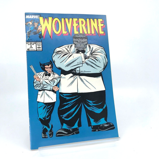 Wolverine Patch and Hulk Cover Issue 8 - Marvel Comics - Vintage Comic D516