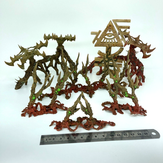Deathworld Forest Scenery Terrain - Warhammer 40k Games Workshop Painted