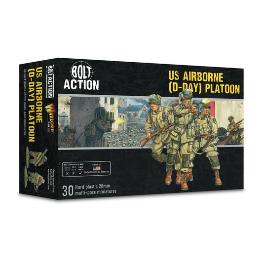 US Airborne (D-Day) Platoon - Brand New - Warlord Games Bolt Action