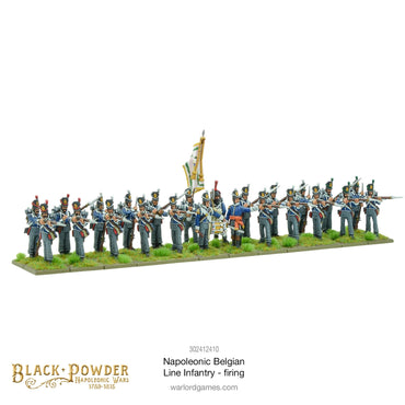Napoleonic Belgian Line Infantry (Firing) - Warlord Games Black Powder