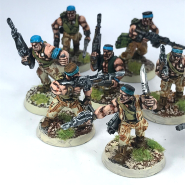 Imperial Guard Catachan Section Squad - Painted - Warhammer 40K C1685