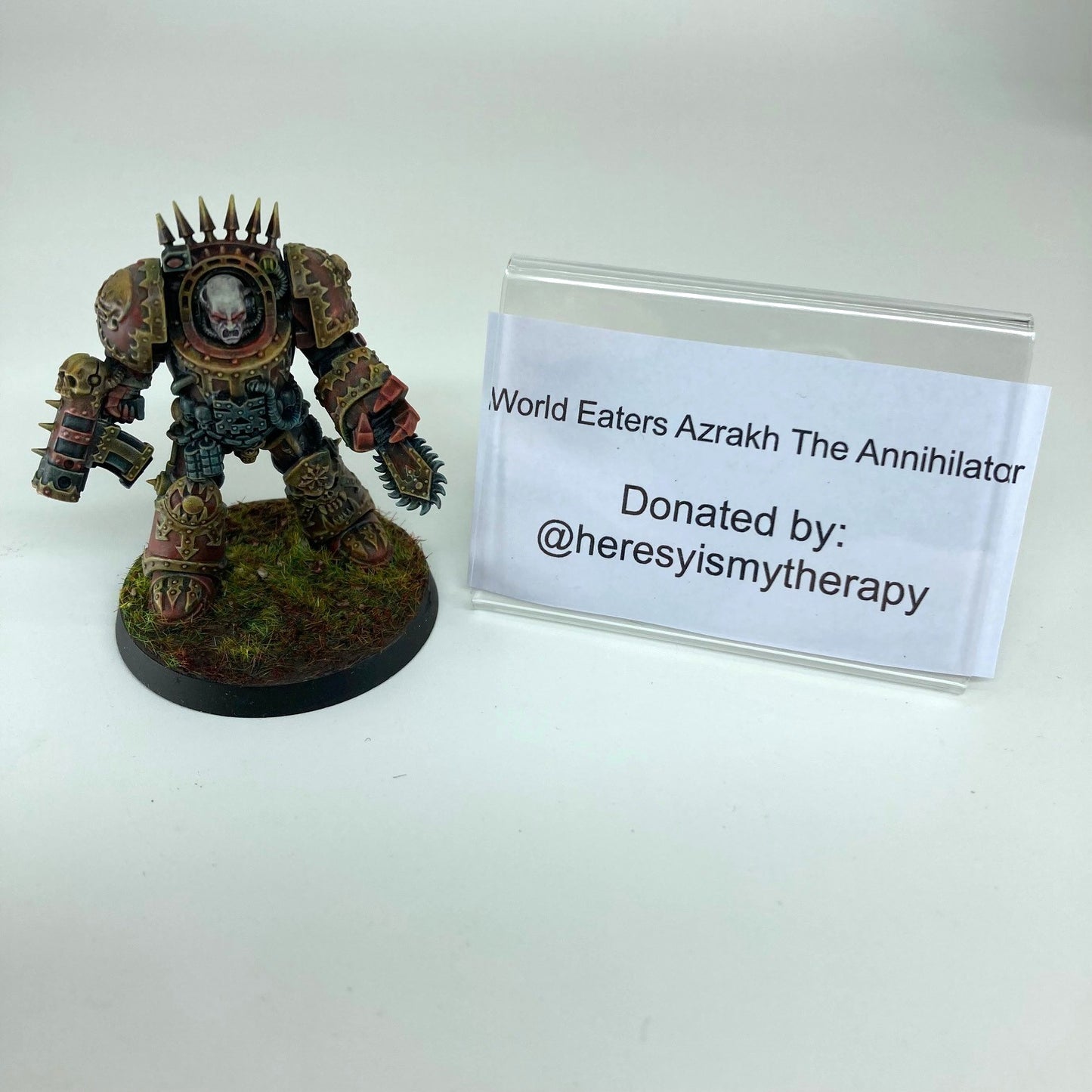 World Eaters Azrakh The Annihilator - Donated By Heresyismytherapy (MFMH)