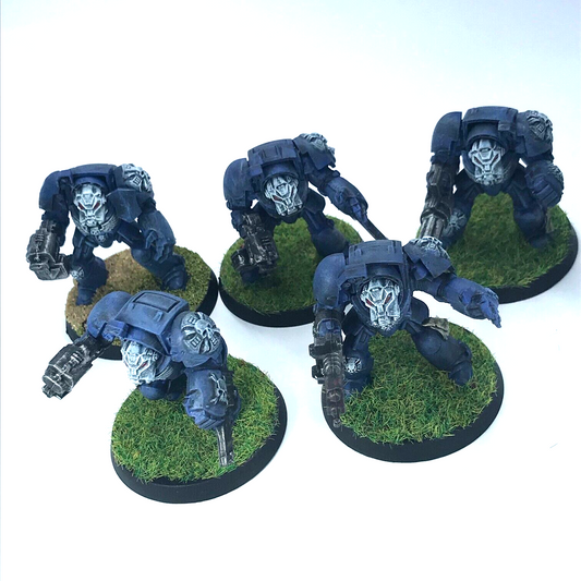 Classic Space Marine Terminator Squad - Painted - Warhammer 40K C1505