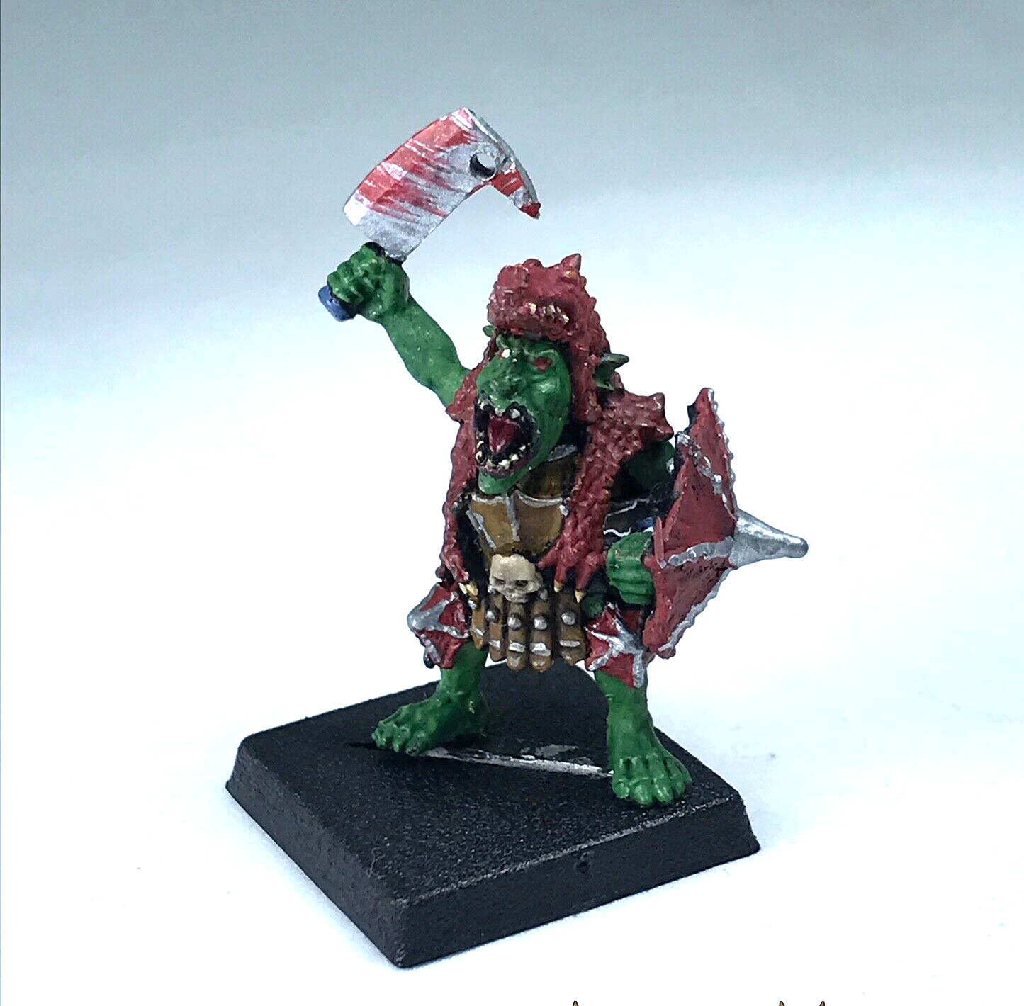 Metal Goblin Warrior Warboss - unbranded - Orcs & Goblins X2346