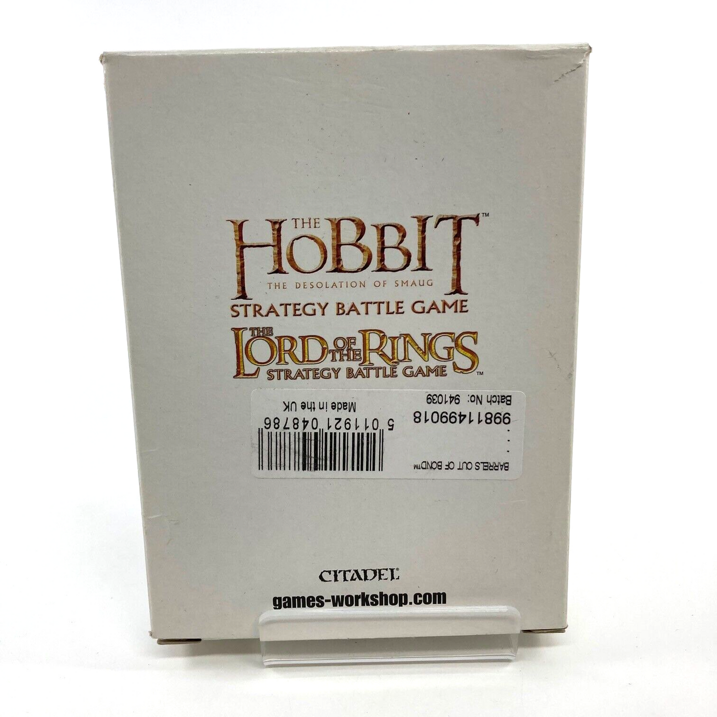 Barrels Out Of Bond Dwarves - The Hobbit - Warhammer LOTR Games Workshop