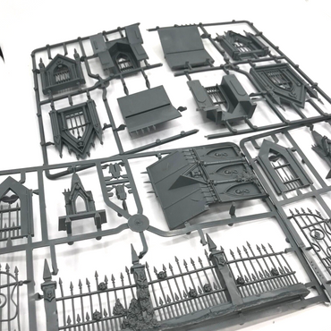 Small Building and Fencing Scenery Empire Sigmar - OOP - Warhammer Fantasy