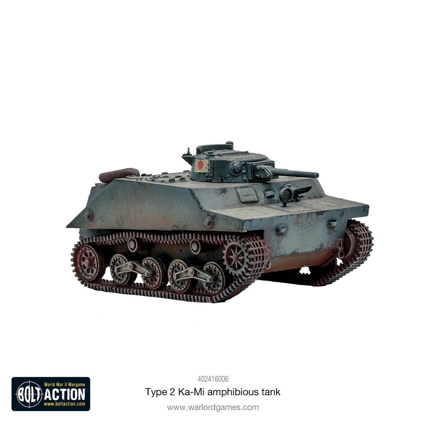 Japanese Type 2 KA-MI Amphibious Tank - Warlord Games Bolt Action Miniatures