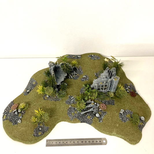 Scenery Hill Terrain - Lord of the Rings / Warhammer 40k / Fantasy Painted