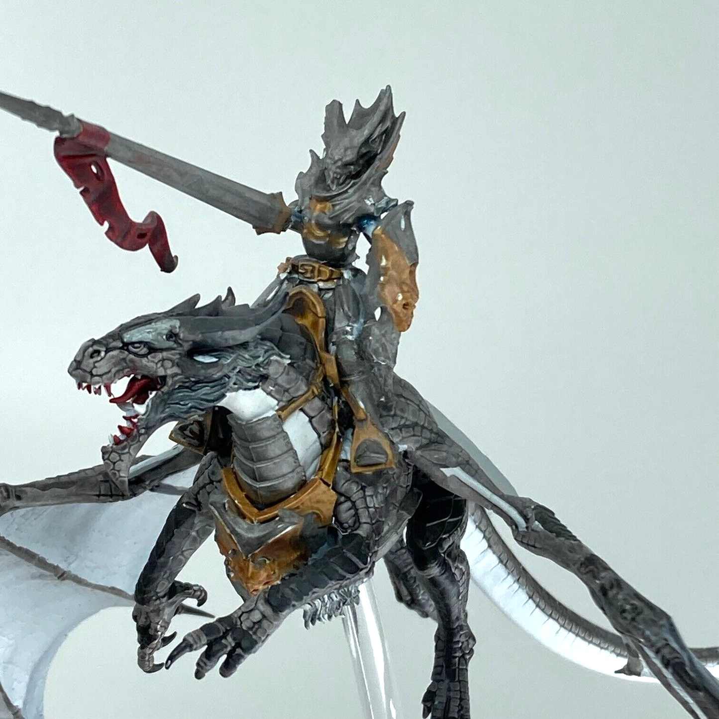 Vampire Lord Kitbash on Dragon - Warhammer Age of Sigmar Games Workshop (5)