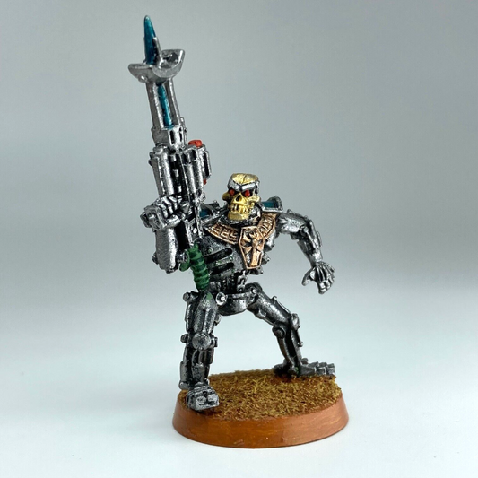 Original Necron Warrior - 1993 - Painted - Warhammer 40K Classic Metal X11088