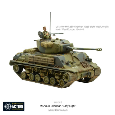 M4A3E8 Sherman 'Easy Eight' Tank US - Warlord Games Bolt Action Miniatures