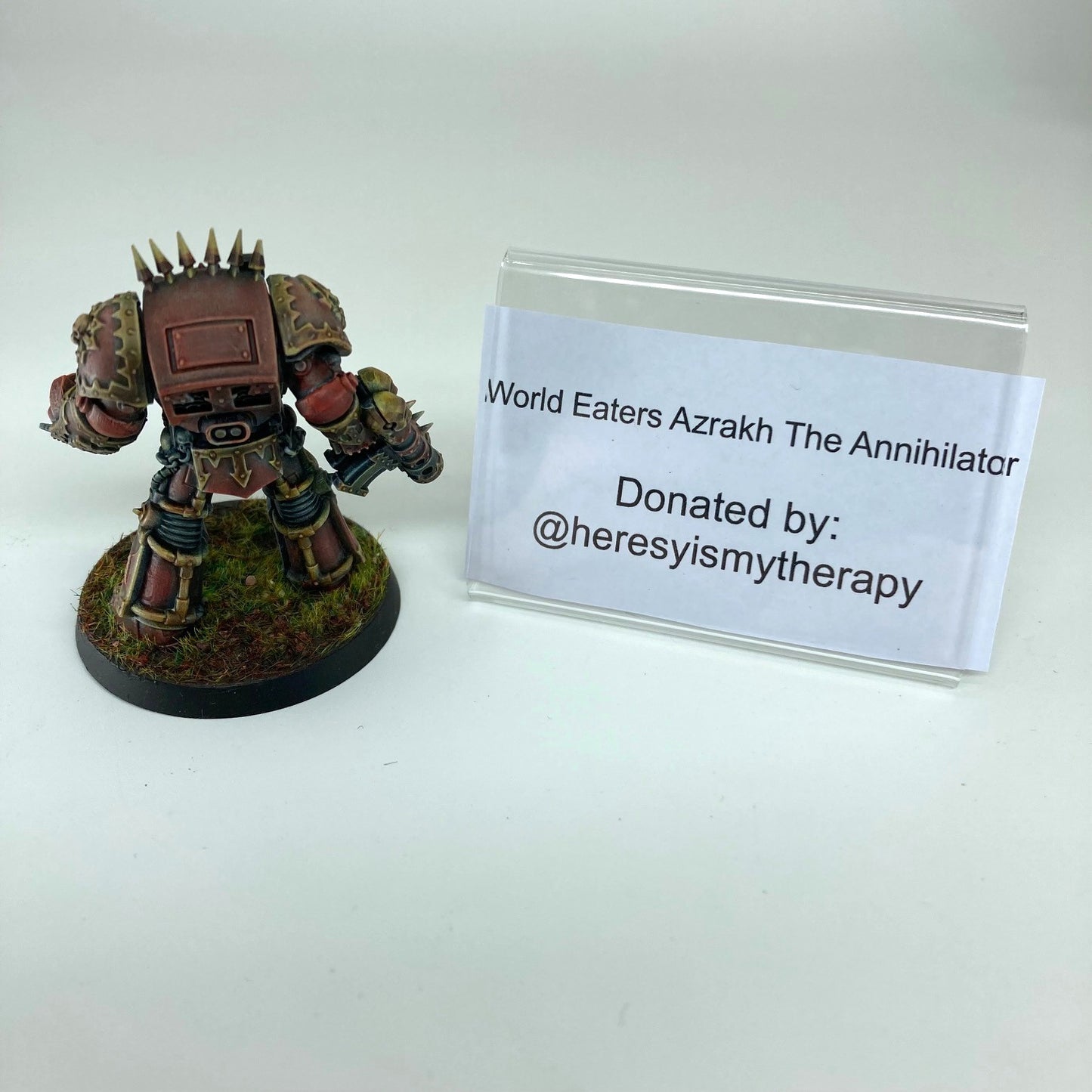 World Eaters Azrakh The Annihilator - Donated By Heresyismytherapy (MFMH)