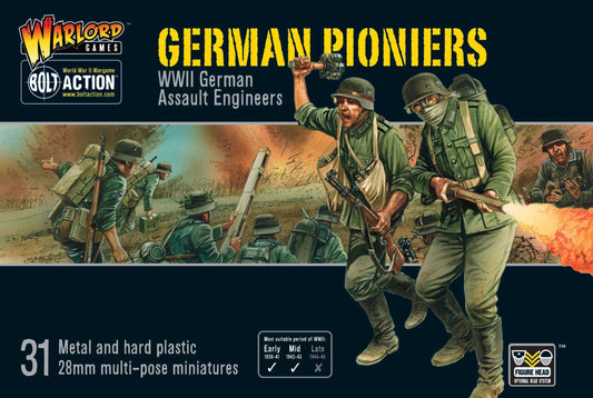 German Pioneers - Brand New - Warlord Games Bolt Action Miniatures