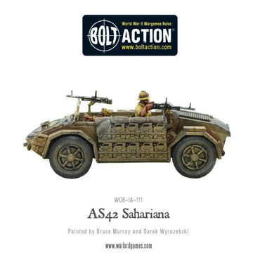 Italian AS43 Sahariana - Brand New - Warlord Games Bolt Action Miniatures