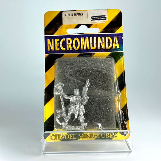 Ratskin Shaman - Necromunda Gangs Blister - Necromuda GW Classic Metal C1048