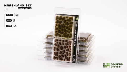 Marshland Grass Tufts Set - Model Basing - Gamers Grass