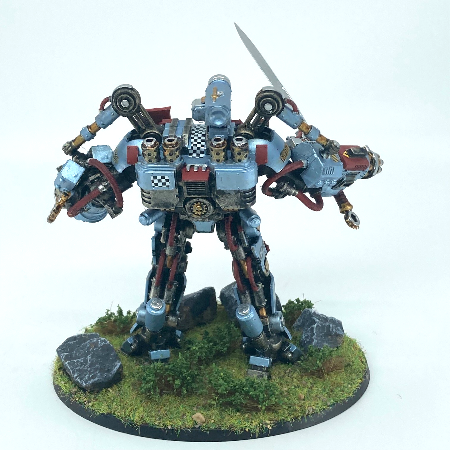 Grey Knights Nemesis Dreadknight Space Marines - Painted - Warhammer 40k (9)