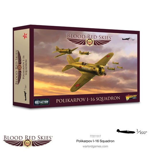 Blood Red Skies: Polikarpov I-16 Squadron - Bolt Action Warlord Games Miniatures