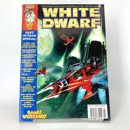 White Dwarf 207 Magazine Games Workshop Warhammer Fantasy 40,000 40K M1333