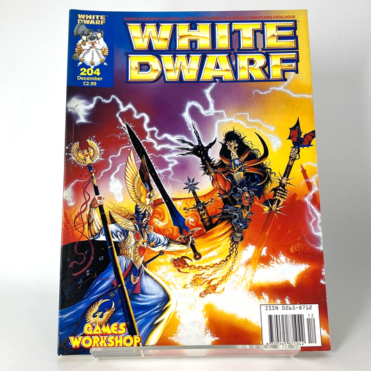 White Dwarf 204 Magazine Games Workshop Warhammer Fantasy 40,000 40K M1324