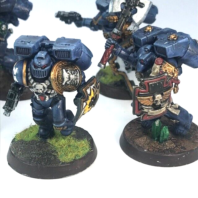 Space Marine Vanguard Veteran Squad - Painted - Warhammer 40K C4052