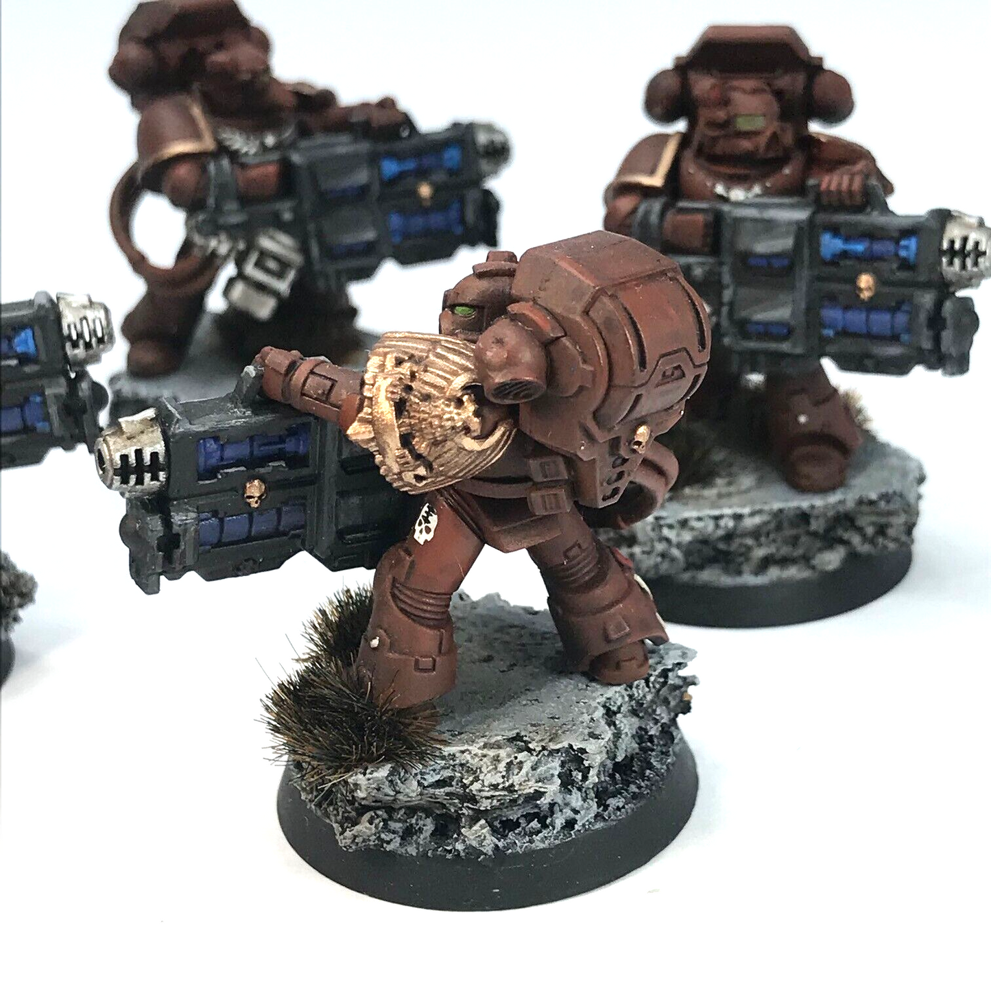 Space Marine Devastator Squad Heavy Weapons - Painted - Warhammer 40K C2535