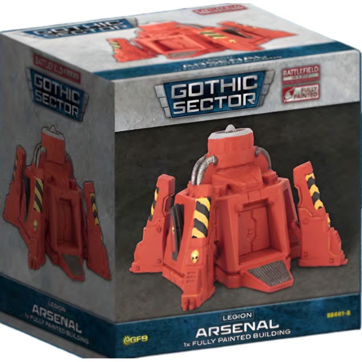 Pre-order: Gothic Sector: Legion Arsenal - Red Paint Scheme - Battlefield In A Box - Brand New