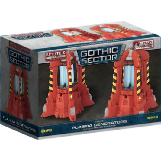 Pre-order: Gothic Sector: Legion Plasma Generator - Red Paint Scheme - Battlefield In A Box - Brand New
