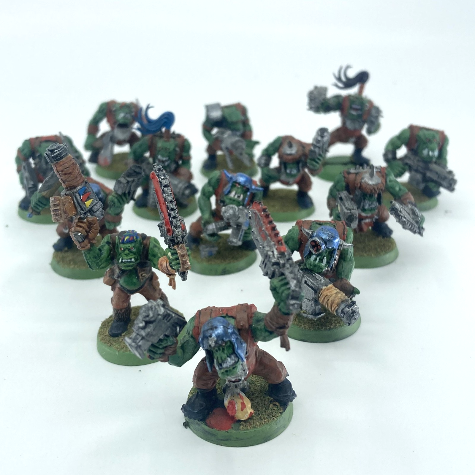 Ork Boyz Squad Orks Painted Warhammer 40K Games C7942