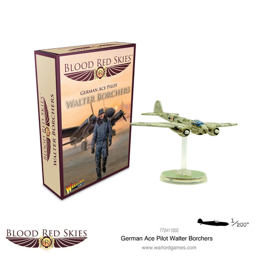 Blood Red Skies: Walter Borchers Ace Pilot - Bolt Action Warlord Games