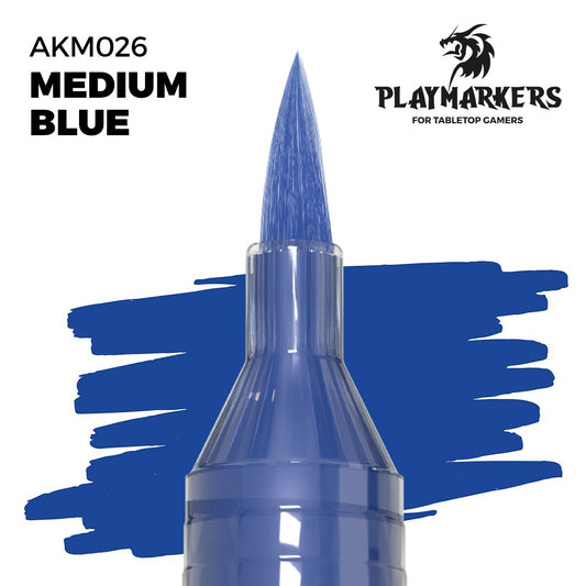 Medium Blue - Playmarker - Brand New - Acrylic Paint Pens AK Interactive