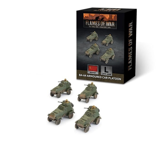 Soviet BA-64 Armoured Car Platoon - Late-War - Brand New - Flames of War