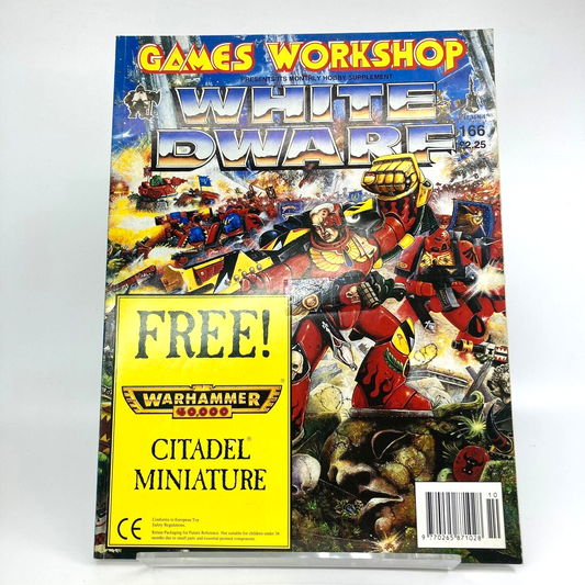 White Dwarf 166 Magazine Games Workshop Warhammer Fantasy 40,000 40K M953