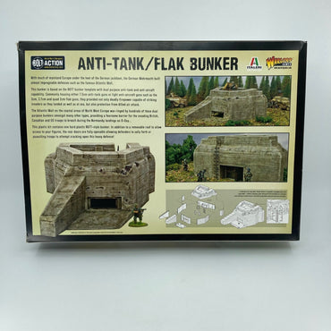 Anti-tank / Flak Bunker Scenery - Unassembled - Warlord Games Bolt Action W179