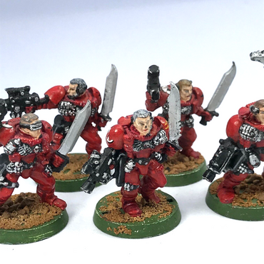 Classic Blood Angels Scout Squad Space Marines - Painted - Warhammer 40K C3667