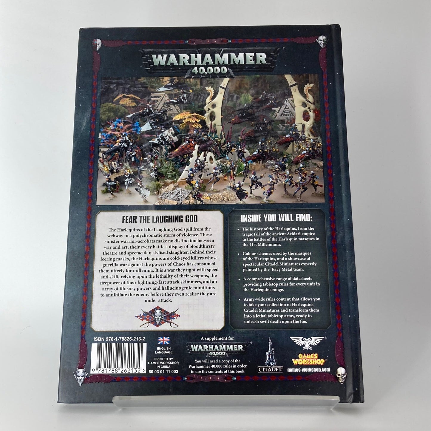 Harlequin Codex - 8th Edition - Eldar Warhammer 40k Games Workshop M1825