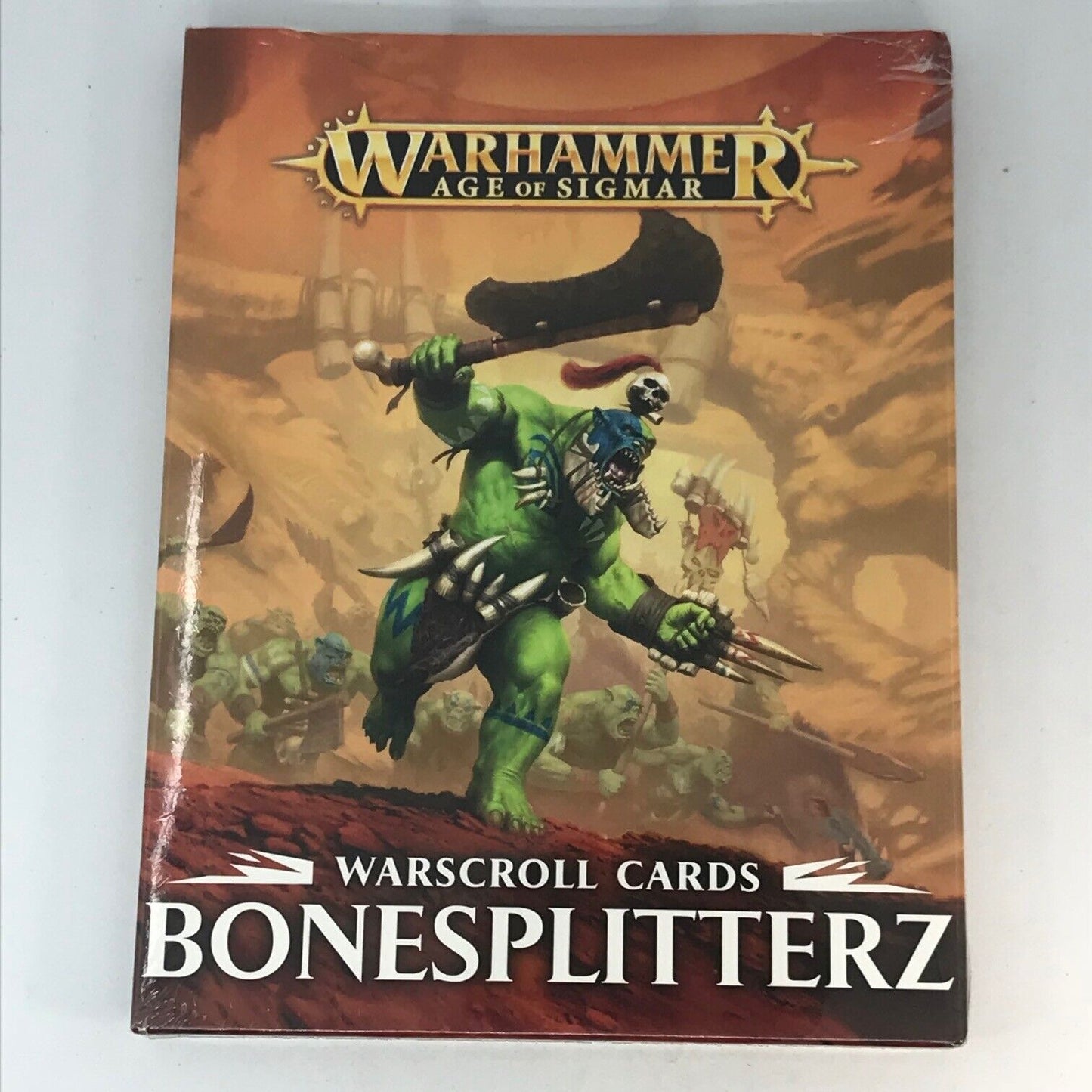 Warhammer Age of Sigmar - Warscroll Cards - Bonesplitterz Warhammer Fantasy M79