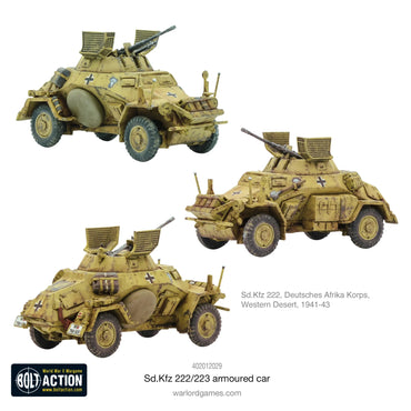 SD.KFZ 222/223 Armoured Car - Warlord Games Bolt Action Miniatures