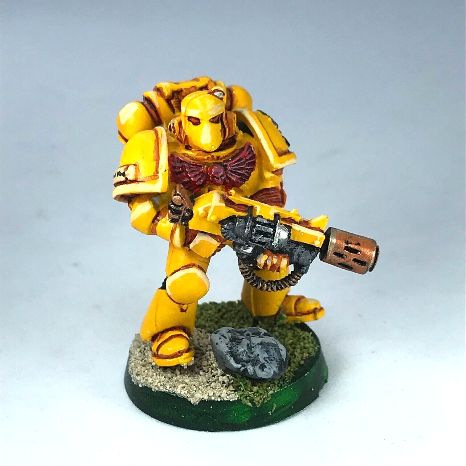 Metal Classic Imperial Fist Melta Gun Space Marines Warhammer 40K X1 metal-classic-imperial-fist-melta-gun-space-marines-warhammer-40k-x1