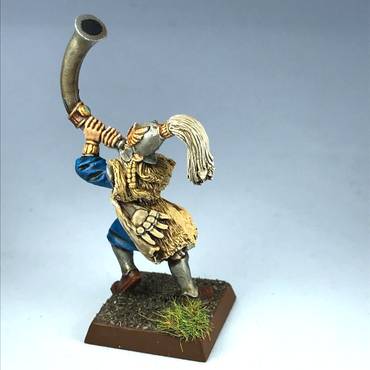 Classic Metal High Elves White Lion Musician Painted Warhammer Fantasy X11927