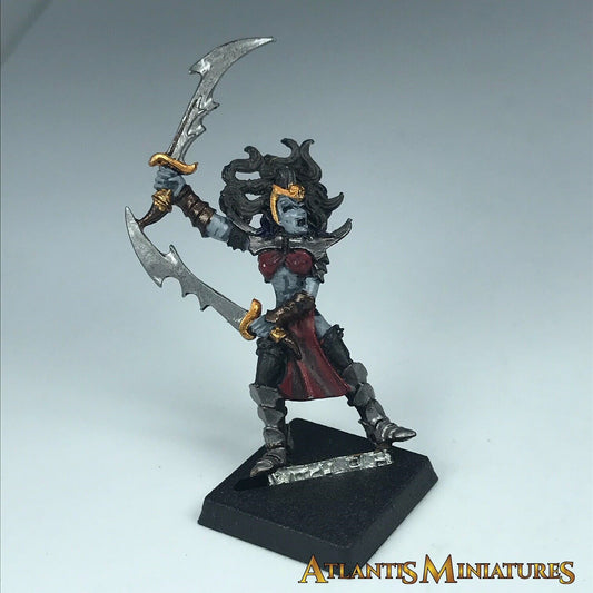 Metal Painted Dark Elf Elves Witch Elf - Warhammer Age of Sigmar X7160