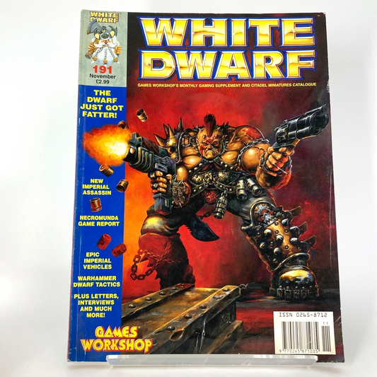 White Dwarf 191 Magazine Games Workshop Warhammer Fantasy 40,000 40K M1305